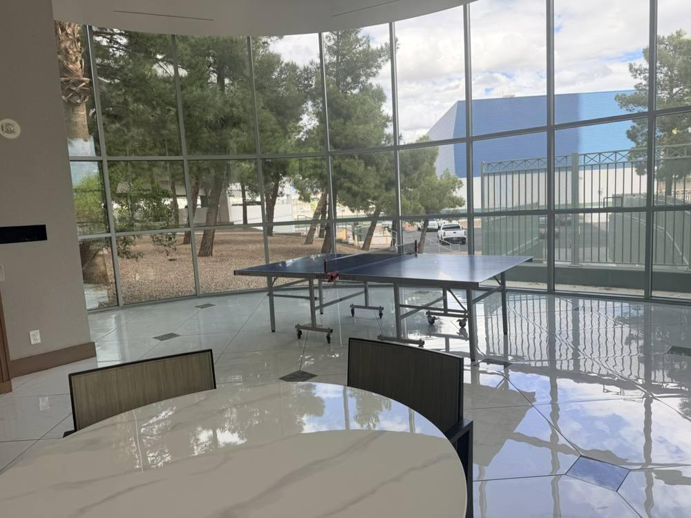 Before, Oct 12, 2026: ping-pong table by the windows.